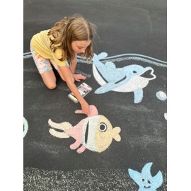 Eberhard Faber Eberhard Faber 526520 - Straßenkreide Glitzer 20er Eimer, 6 leuchtenden Farben Straßenmalkreide mit Glitzereffekt