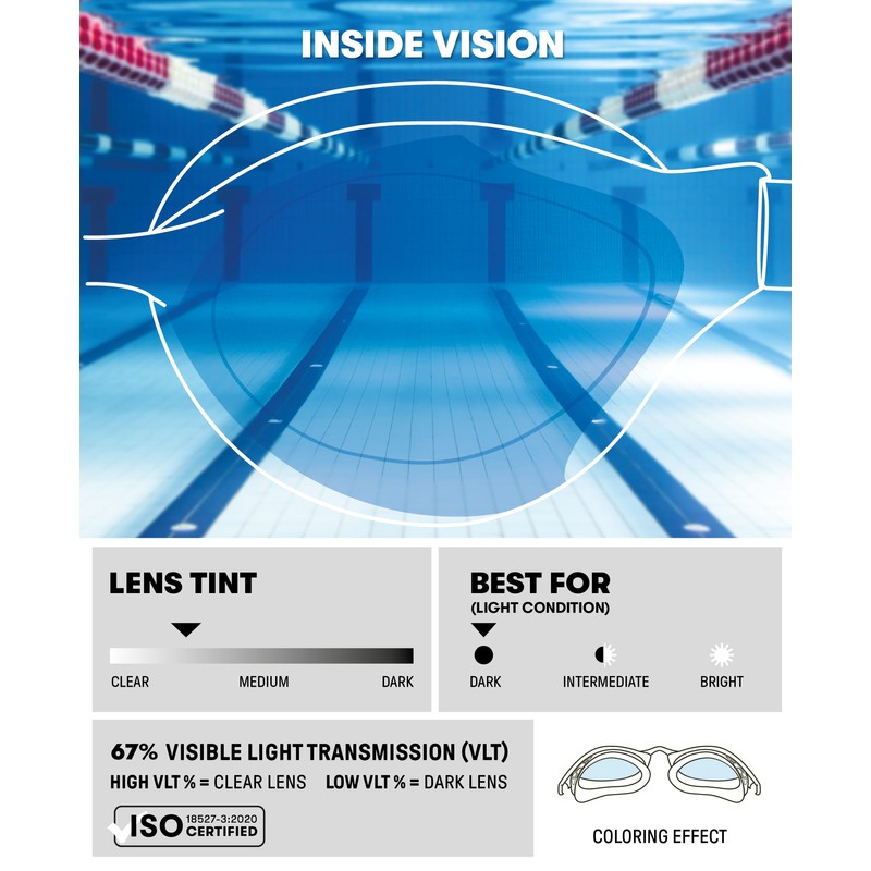 Arena Kids' Junior Air Goggles, BLUE-BLUE