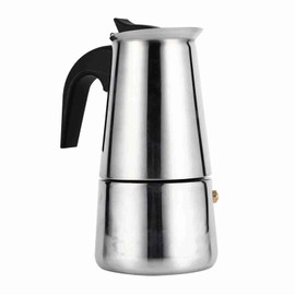 Stainless Steel Coffee Pot, Ergonomic Handle Design, for Home Office Use, Suitable for Induction Cooker, Electric Cooker, Alcohol Cooker (450ml)