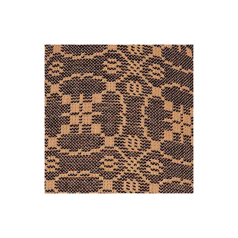 Marshfield Jacquard Woven Black and Tan 72" x 15.5" Valance