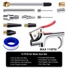 13 Pcs 2-Way Connection Air Nozzle Blow Gun Set, Air