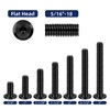 MewuDecor 5/16-18 x 2-1/2" Flat Head Socket Head Screw Furniture