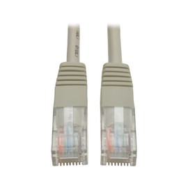 Tripp Lite Cat5e 350MHz Molded Patch Cable (RJ45 M/M) - Gray, 4-ft.(N002-004-GY)