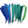 ONTFIHS 50Pcs 4INCH Shield Archery Arrow Feathers Fletching Hunting Accessories