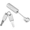 Customs Password Skull Lock - Silver, Suitable for Suitcases, Backpacks,