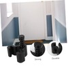 TEHAUX 1Pc Sliding Barn Door Stopper Durable Black Door Stoppers