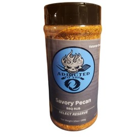Addicted To The Q - Savory Pecan BBQ Rub - Select Reserve - Large 10 oz.