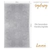 Lavea Bath Towels Set of 2, 60 x 120 cm,