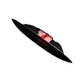 VekAuto LED Third Brake Light Compatible for Renault Modus 2004-2012, Waterproof Plastic Black Housing 3rd High Mounted Stop Lamp Rear Center High Level Brake Light