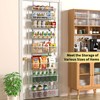 Moforoco White Over The Door Pantry Organizer, Pantry Organization and