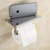 ArgenMex Porta-rollo De Rollos Sanitarios Acero Inoxidable Con Repisa
