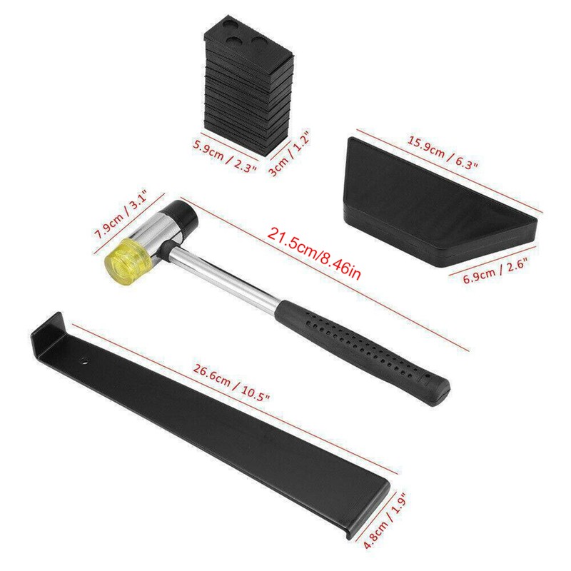 Wood Floor Installation Accessories Kit Pull Bar Double Headed Mallet