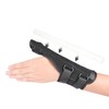 WOONEKY Mummy Thumb Brace for Thumb Arthritis Left Hand Aluminum