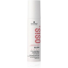 Schwarzkopf Professional OSIS - Glow Magic Sérum AntiFrizz 50 ml, Sérum de Brillo Antiencrespamiento, Combate Cabello Aspero y Apagado, Cabello Brillante, Suave y Manejable