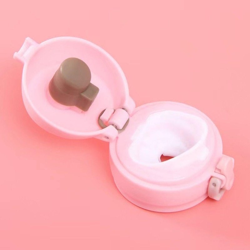 Termo Estilo Japones Agarradera Acero 304 Hermetico 1014 (ROSA)
