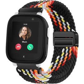 Issinlky Children's Nylon Braided Band Compatible with Xplora X6, Elastic Magnetic Buckle Band for Xplora X6 Play