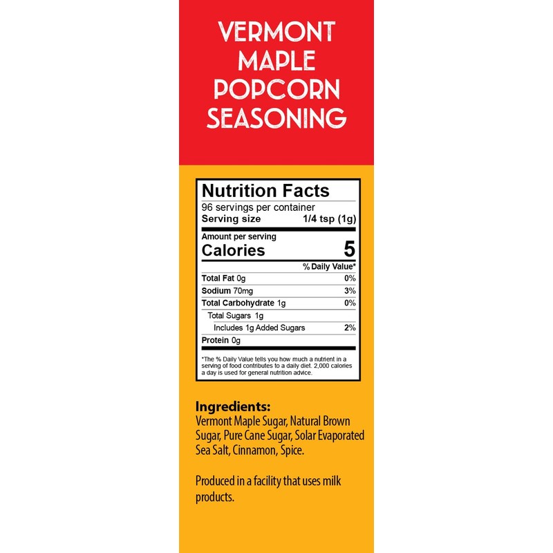 Popzup Popcorn Seasonings 2 Pack - Pure & Simple Ingredients,