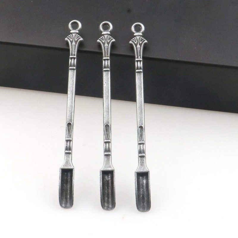 Snuff Spoon 4 Pcs 4 Colors (Gold, Silver, Copper, Iron)