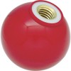 TRUSCO P-TPC40-10R Resin Grip Ball with Core Red, Φ1.6 x