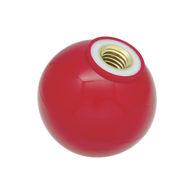 TRUSCO P-TPC40-10R Resin Grip Ball with Core Red, Φ1.6 x