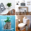 Ctosree 1.3 Gallons Small Trash Can with Lid Handle Boho