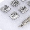 12Pcs Leather Embossing Tools Different Shape Stamps Set Saddle Making