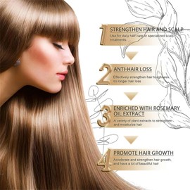 Champú anticaída, fortalece el cabello y el cuero cabelludo, reduce la caída del cabello y favorece su crecimiento, para todo tipo de cabellos (1pcs)