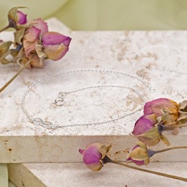 Tuscany Silver Women's Anklet Silver – 8.23.7195, Silver