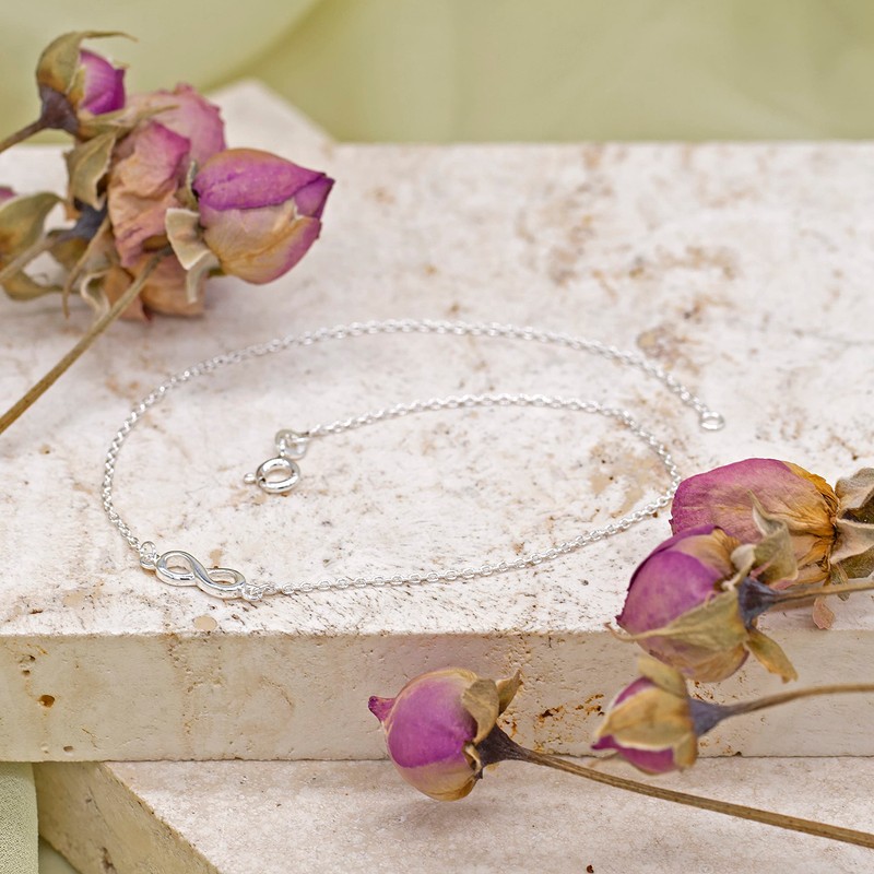 Tuscany Silver Women's Anklet Silver – 8.23.7195, Silver