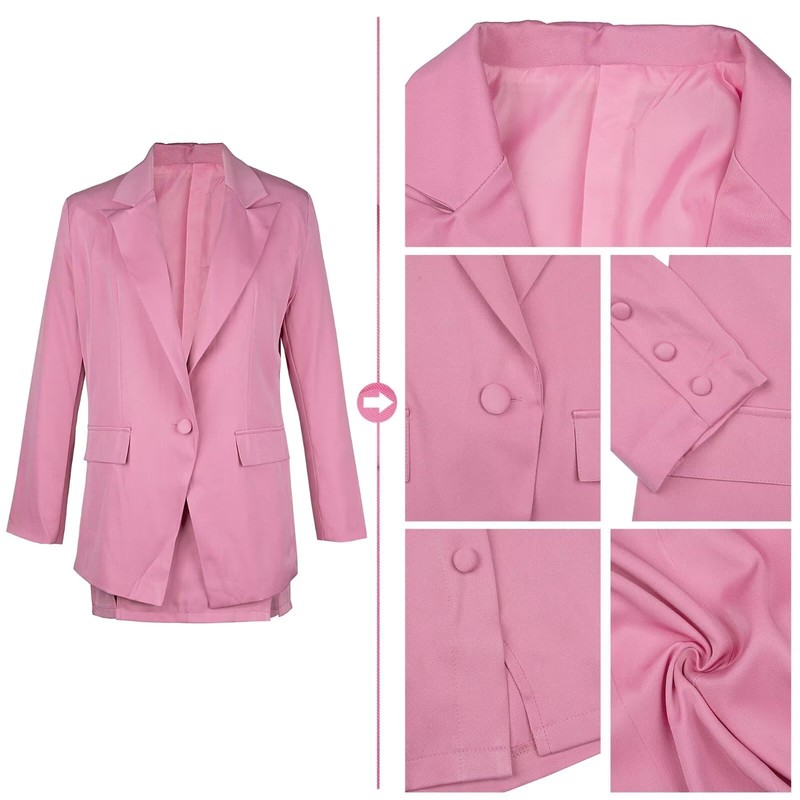 LROSEY Two Piece Skirt Suits for Women Business Professional Elegant