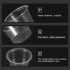 Ciieeo 120Pcs Clear Windproof Candle Cups 2.36In Tea Light Holders