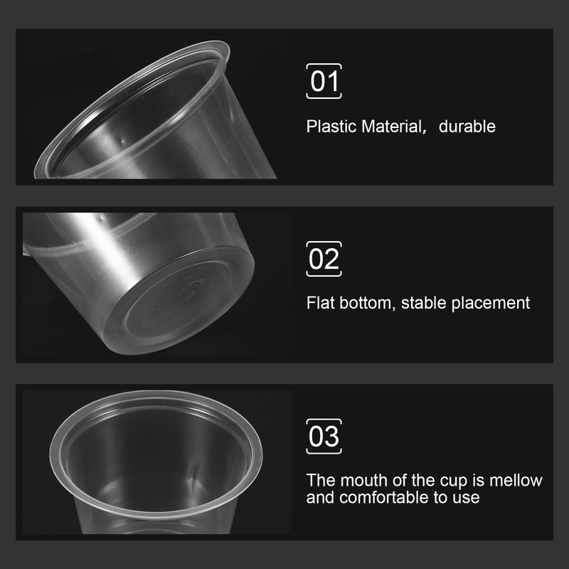 Ciieeo 120Pcs Clear Windproof Candle Cups 2.36In Tea Light Holders