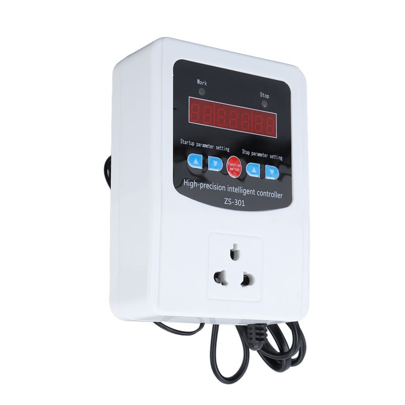 1500W Greenhouse Temperature Controller Digital Air Temperature Controller Thermostat LCD