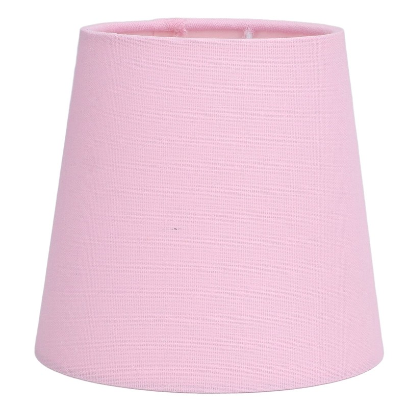 3PCS E14 Lampshade Fabric Ceiling Lamp Shade Exquisite Pink Wall