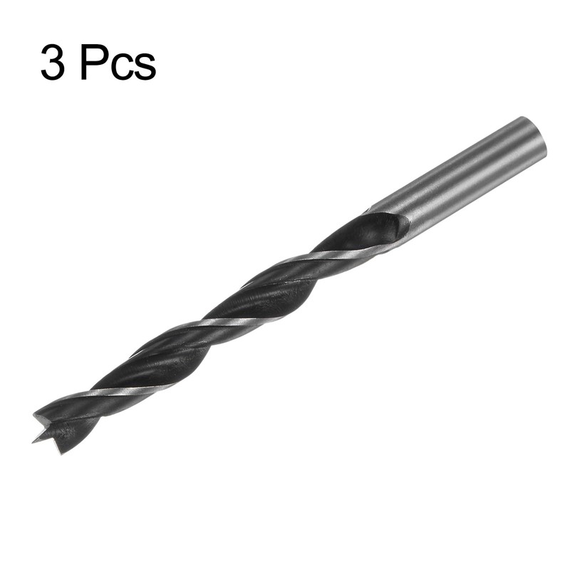 sourcing map 3pcs Brad Point Drill Bits 9.5mm(3/8") Dia Straight