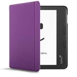 Forefront Cases Case for Tolino Vision 6 - Protection Tolino Vision 6 2021 Case - Purple - Thin & Lightweight, Smart Car Sleep/Wake Tolino Vision 6 Protective Case, Bag