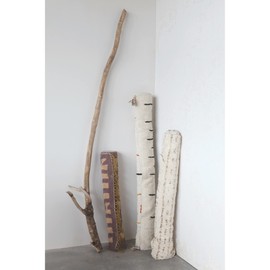 Bloomingville Stonewashed Cotton Tufted Abstract Design and Tassels Rug, 84" L x 60" W x 0" H, Multicolor