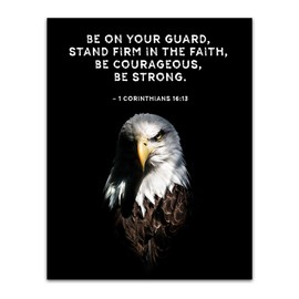 Book of Corinthians Bible Quote Wall Art , Christian Art Print , Christian Gifts for Women , Religious Verses Desk Decor , Bible Verses Office Wall decor , Catholic Art Unframed Wall Decor (11x14 in)