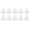 10Pcs 3 Hole White Hearing Amplifier Domes Earbud Tips Soft