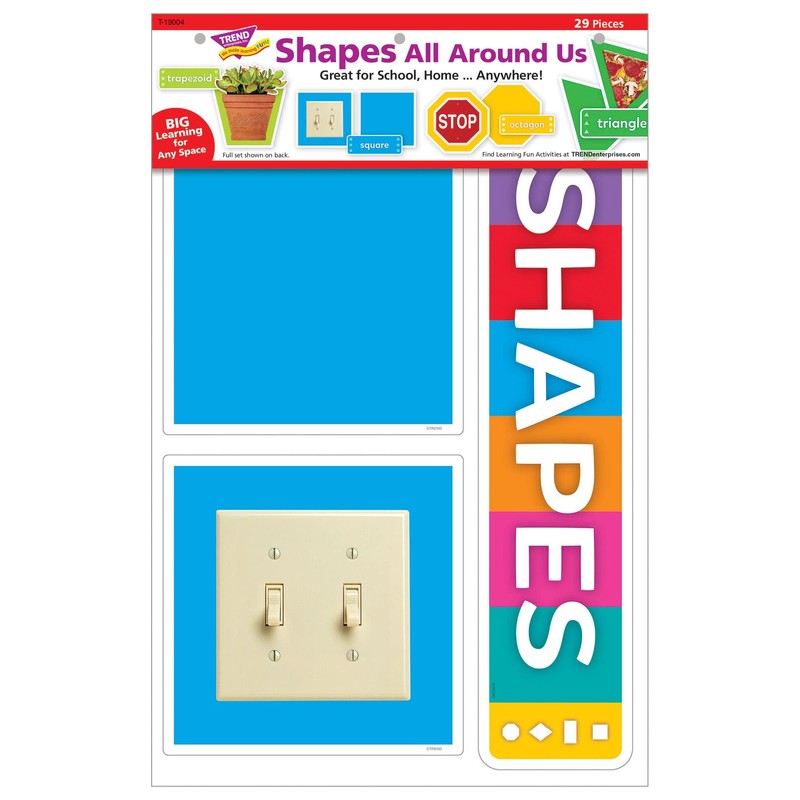 Trend Enterprises Shapes All Around Us Learning Set, by TREND