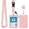Cute ID Badge Holder with Retractable and Detachable Lanyard, Badge