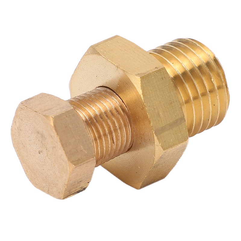 M14x1.5 to 1/8in NPT Oil Pan Plug Adapter Water Temperature