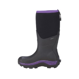 Dryshod Womens Arctic Storm Extreme-Cold Conditions Winter Boot, Black/Purple, 10