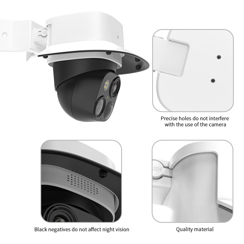 HOLACA Camera Mount for eufy Security SoloCam S340, 90° Wall