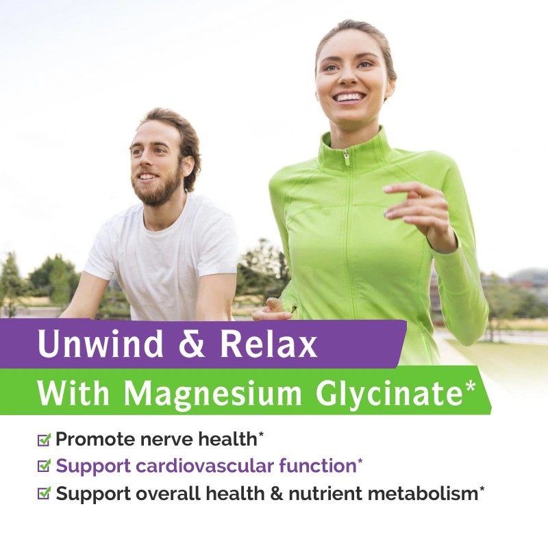 Innate Vitality Magnesium Glycinate 500mg High Absorption Elemental Magnesium 60