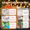 Reusable Sticker Books for Toddlers, Animals Jelly Stickers for Kids