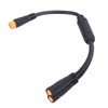 Waterproof Y Splitter 1T2 Cable with 3 Pin Connector for