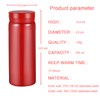 Small Flask, Cute Water Bottle, Vacuum Insulated Flask for Hot
