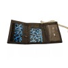 FUNK PLUS Leopard Print Fabric Bike Chain Wallet With Keychain