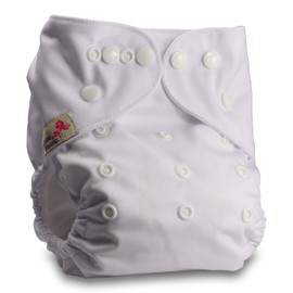 Littles & Bloomz, Reusable Pocket Cloth Nappy, Fastener: Popper, Set of 1, Pattern 16, with 1 Microfibre Insert